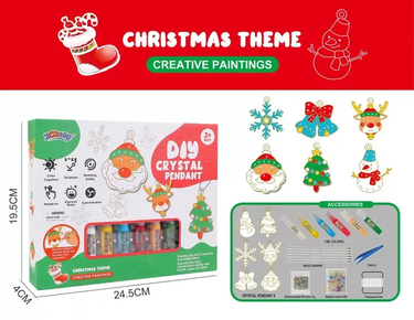 CrystalCraft Kit | Desata tu creatividad - Set de manualidades para colgantes de cristal coloridos